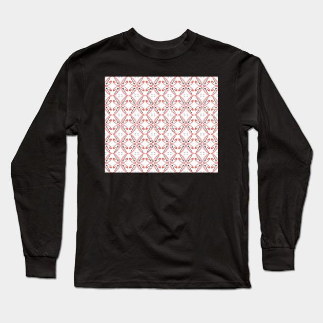 paintbrush pattern Long Sleeve T-Shirt by DlmtleArt